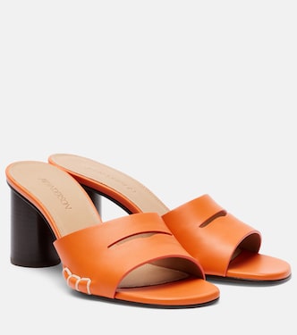 Loafer leather mules | JW Anderson