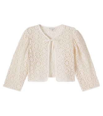 Jora floral cotton lace jacket | Bebe Organic