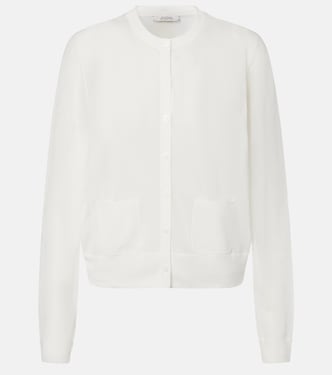 Summer semi-sheer cotton-blend cardigan | Dorothee Schumacher