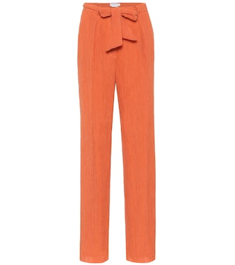 Pantalon Thomazia en coton et soie | Gabriela Hearst