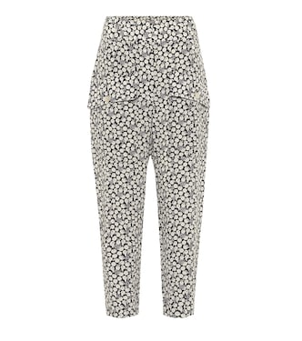 Pantaloni Cecilia a stampa in seta | Stella McCartney