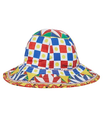 Bedruckter Hut aus Baumwolle | Dolce&Gabbana Kids