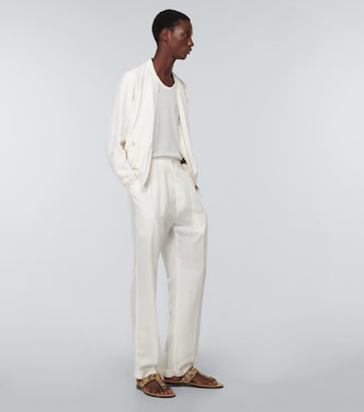 Single-pleat lounge pants | Tom Ford