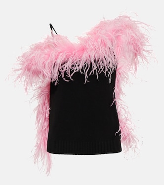 Top à plumes | The Attico