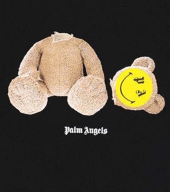 베어 코튼 저지 티셔츠 | Palm Angels Kids