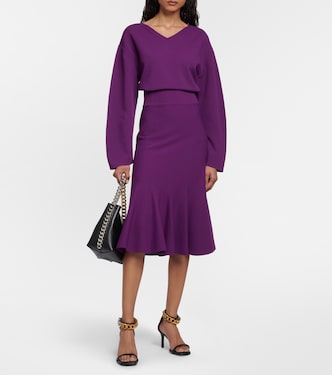 Falda midi de jersey | Stella McCartney