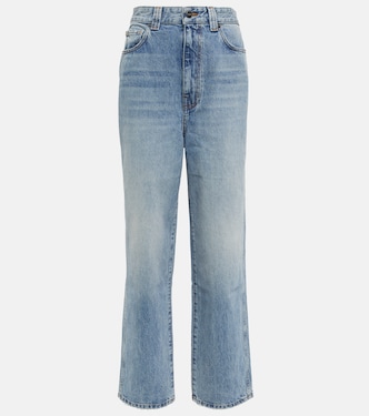 Jeans Martin de tiro alto desgastados | Khaite