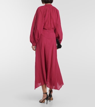 Gonna midi Aline in misto cotone | Marant Etoile