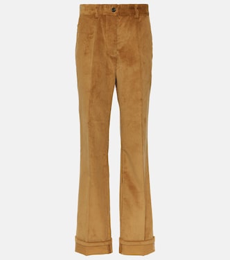 Low-Rise-Hose aus Cord | Miu Miu