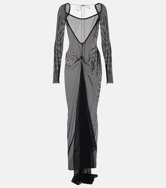 Robe longue transparente | LaQuan Smith