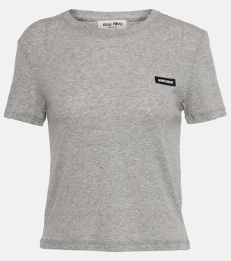 Cotton jersey T-shirt | Miu Miu