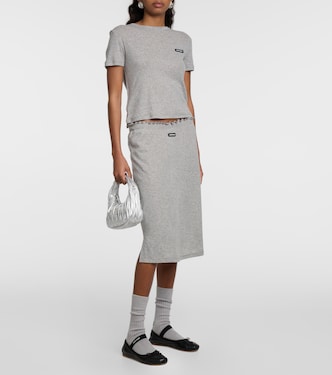 Cotton jersey T-shirt | Miu Miu