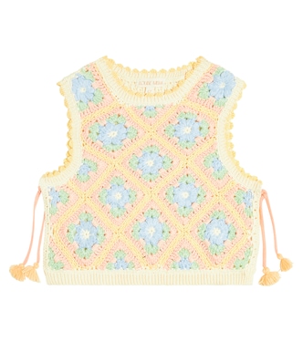 Pull sans manches Rynia en coton mélangé | Louise Misha