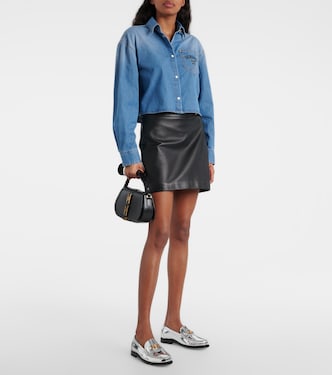 Cropped-Jeanshemd Versace Milano | Versace
