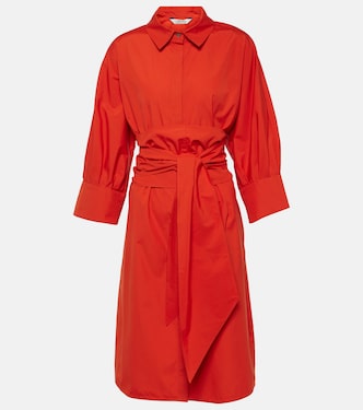 Vestido camisero de popelín de algodón | 'S Max Mara