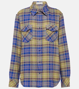 Camicia in tartan di cashmere | God's True Cashmere