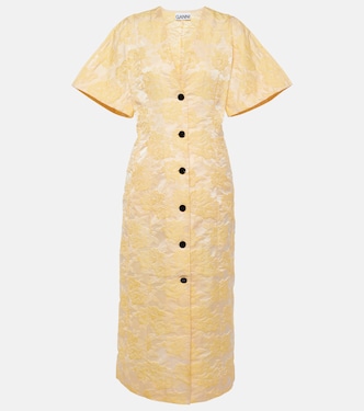 Hemdblusenkleid aus Jacquard | Ganni