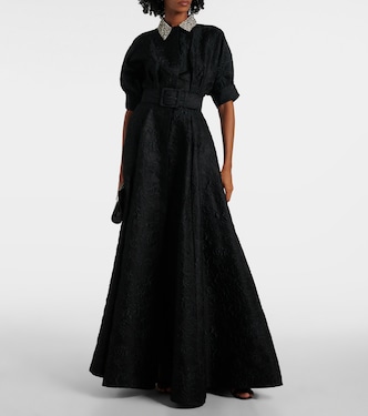 Verzierte Robe Esther aus Brokat | Rebecca Vallance