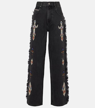 Maella fringed wide-leg jeans | Marant Etoile