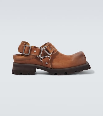 Leather slingback mules | Acne Studios