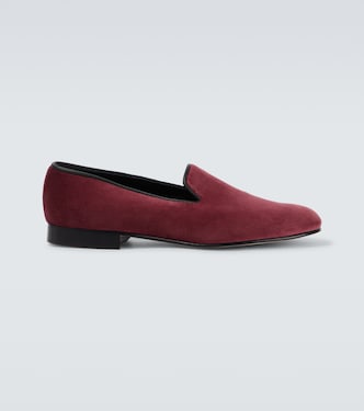 Slip-Ons Albert aus Samt | George Cleverley