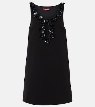 Minikleid Delis aus Crêpe mit Pailletten | Max Mara