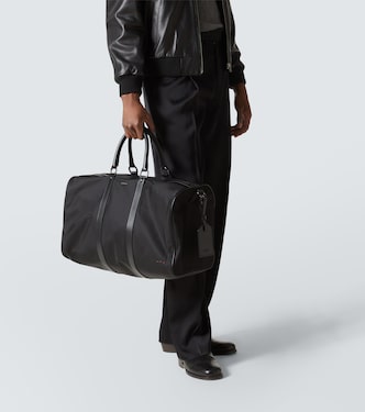 Weekender mit Leder | Kiton