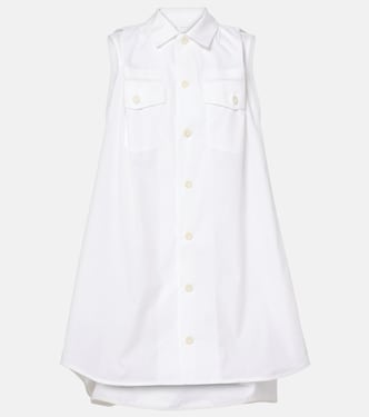 Abito corto in popeline | Sacai
