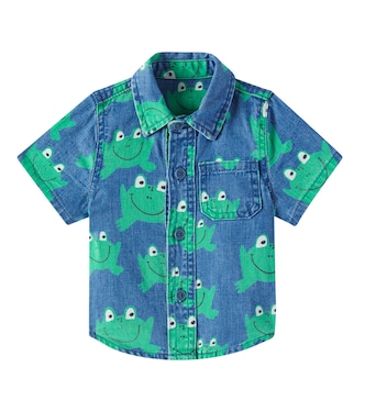Baby - Camicia in cotone con stampa | Stella McCartney Kids