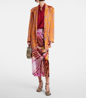 Gonna midi Sami con stampa | Dries Van Noten