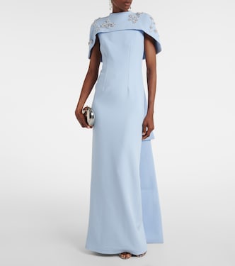 Robe longue Cape à ornements | Safiyaa