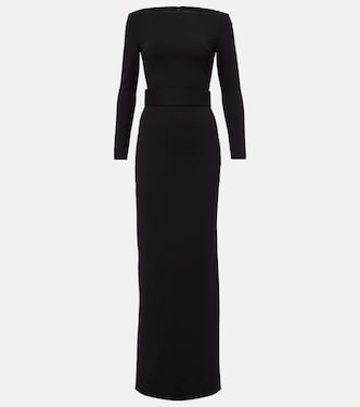 Abito lungo Sabina con scollo bardot | Solace London