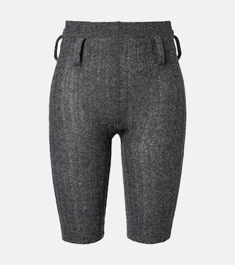 Shorts in maglia di lana e cashmere | Prada