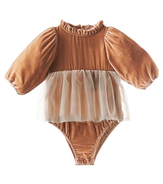 Body Nyssa aus Samt und Tüll | Bebe Organic