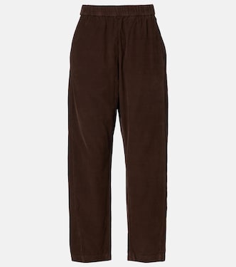 Laney cotton straight pants | Velvet