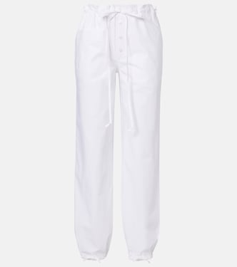 Cotton poplin tapered pants | Victoria Beckham