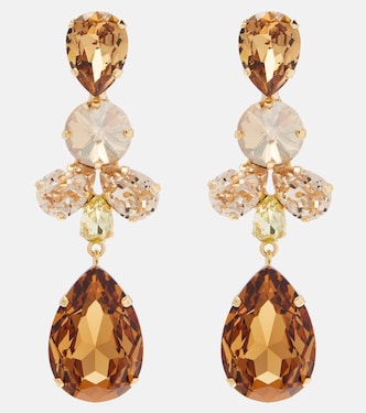 Jillian gold-plated drop earrings | Jennifer Behr