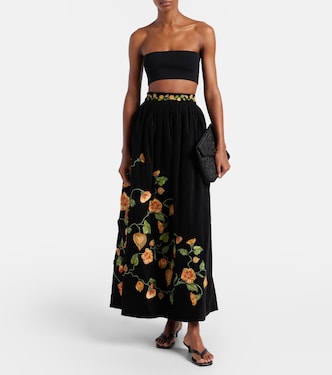 Maxirock Tangelo aus einem Baumwollgemisch | Agua by Agua Bendita