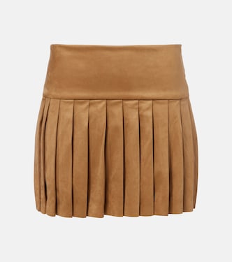 Pleated miniskirt | Norma Kamali