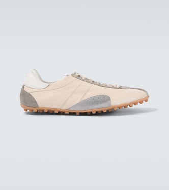 Sprinters suede-trimmed leather sneakers | Maison Margiela