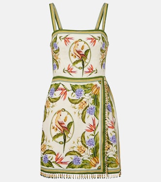 Printed linen minidress | Farm Rio