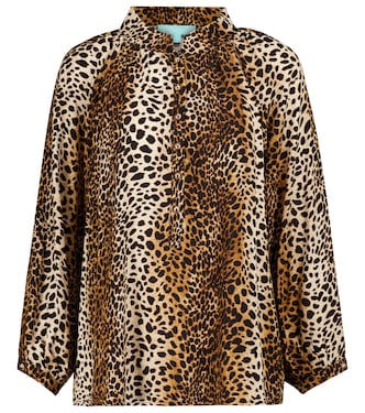 Lauri cheetah-print blouse | Melissa Odabash