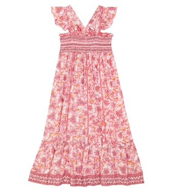 Cindy floral smocked dress | Poupette St Barth Kids
