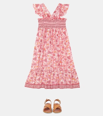 Cindy floral smocked dress | Poupette St Barth Kids