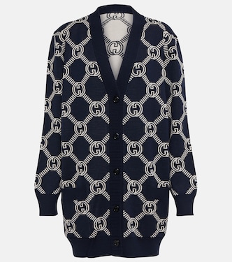 Wendbarer Cardigan aus einem Wollgemisch | Gucci