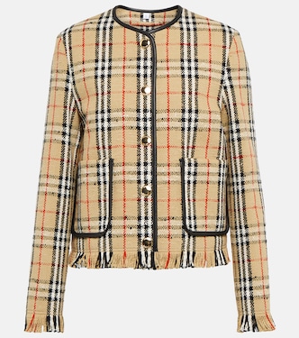 Chaqueta en mezcla de algodón y lana | Burberry