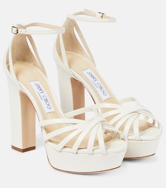 Sandali con plateau Isra in pelle | Jimmy Choo
