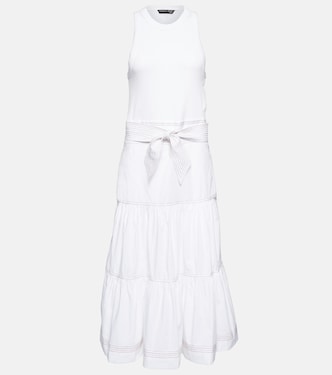Robe longue Austyn en coton mélangé | Veronica Beard