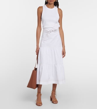 Austyn cotton-blend midi dress | Veronica Beard