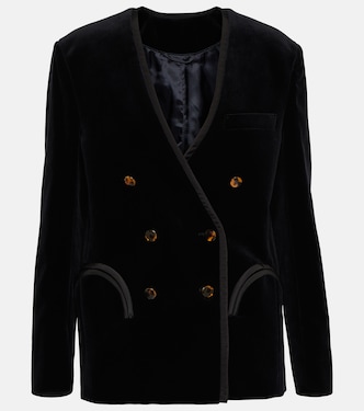 Jealousy double-breasted cotton blazer | Blazé Milano